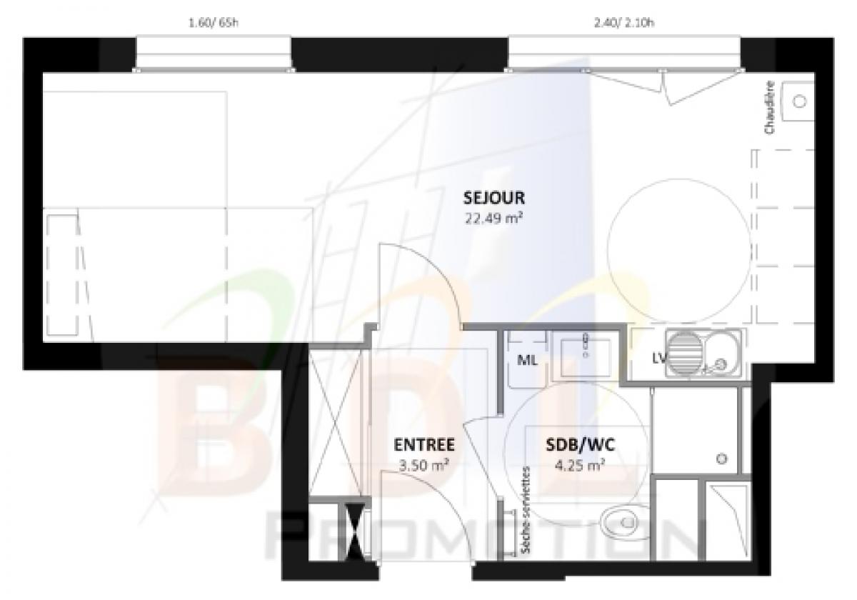 Exemple de T1 : Le Hameau St Fuscien