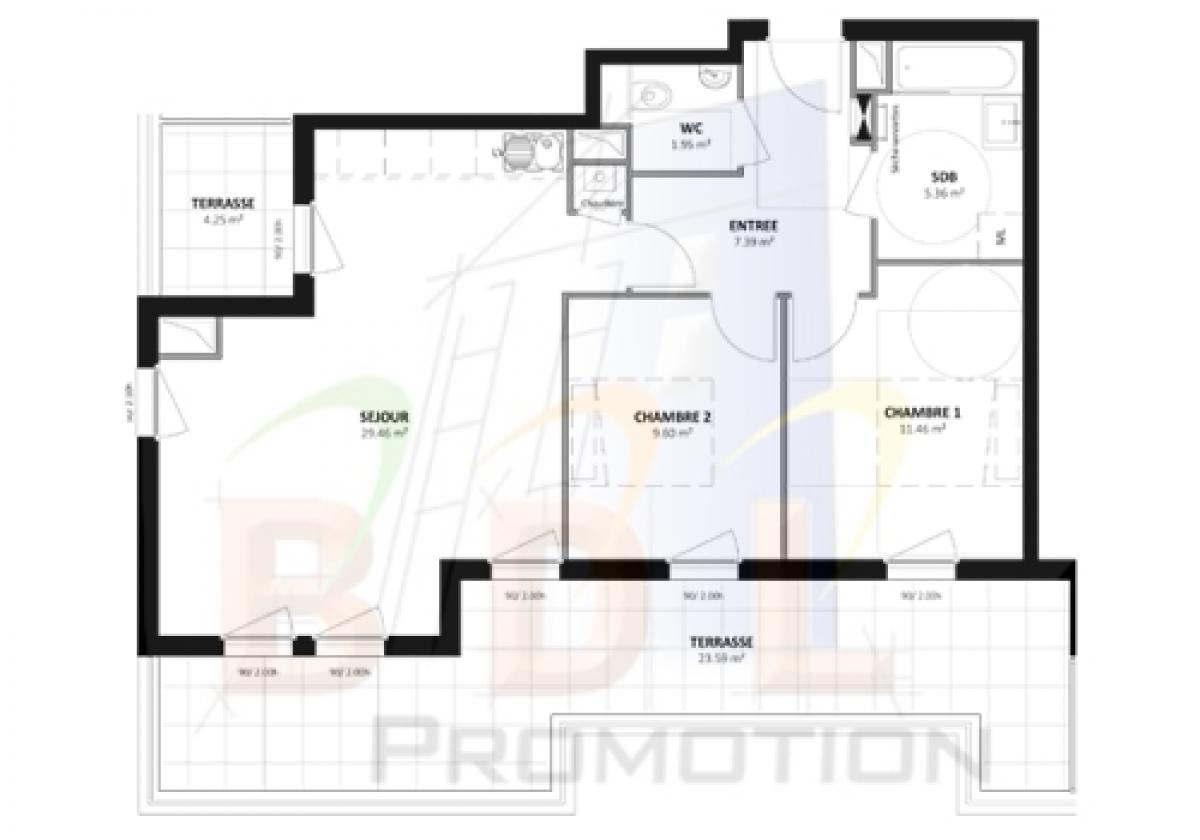 Exemple de T3 : Le Hameau St Fuscien