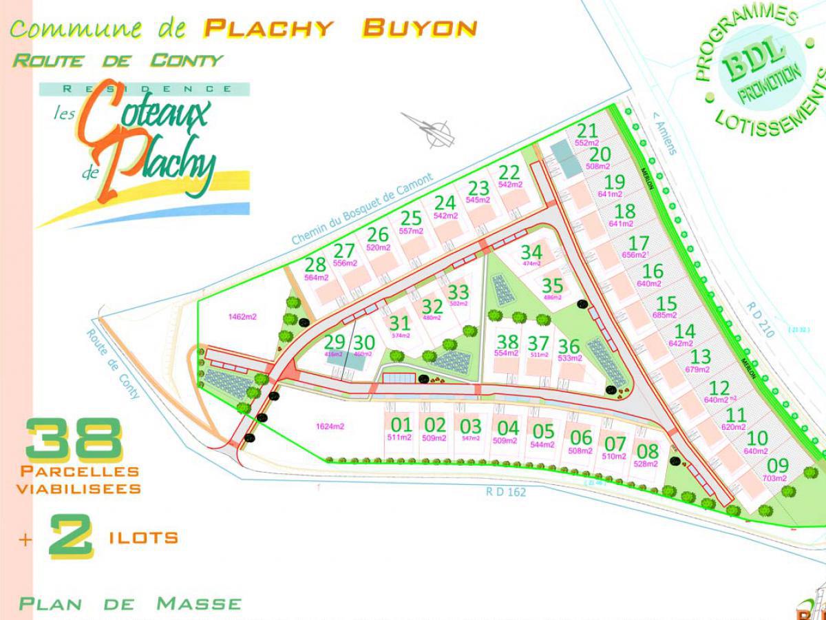 Lotissement les Coteaux de Plachy, 38 parcelles à bâtir
