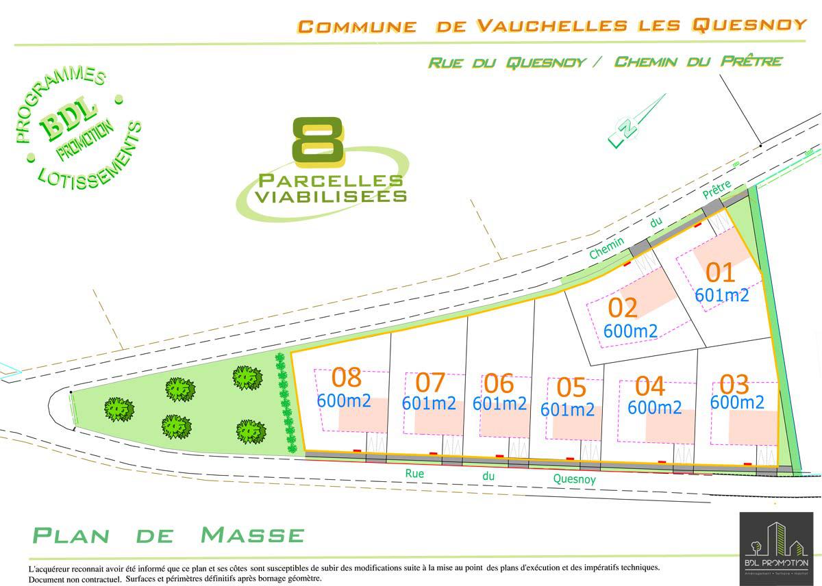 Lotissement à Vauchelles-les-Quesnoy (80)