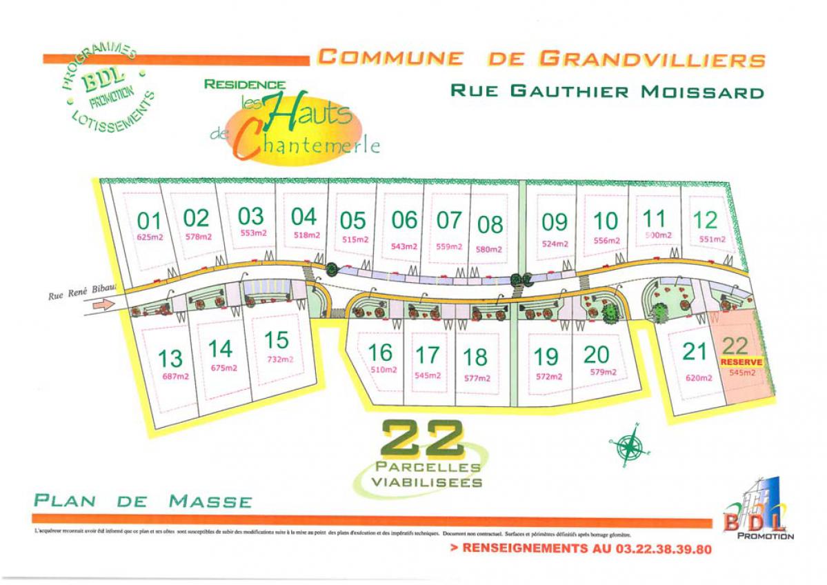 Lotissement les Hauts de Chantemerle à Grandvilliers 60