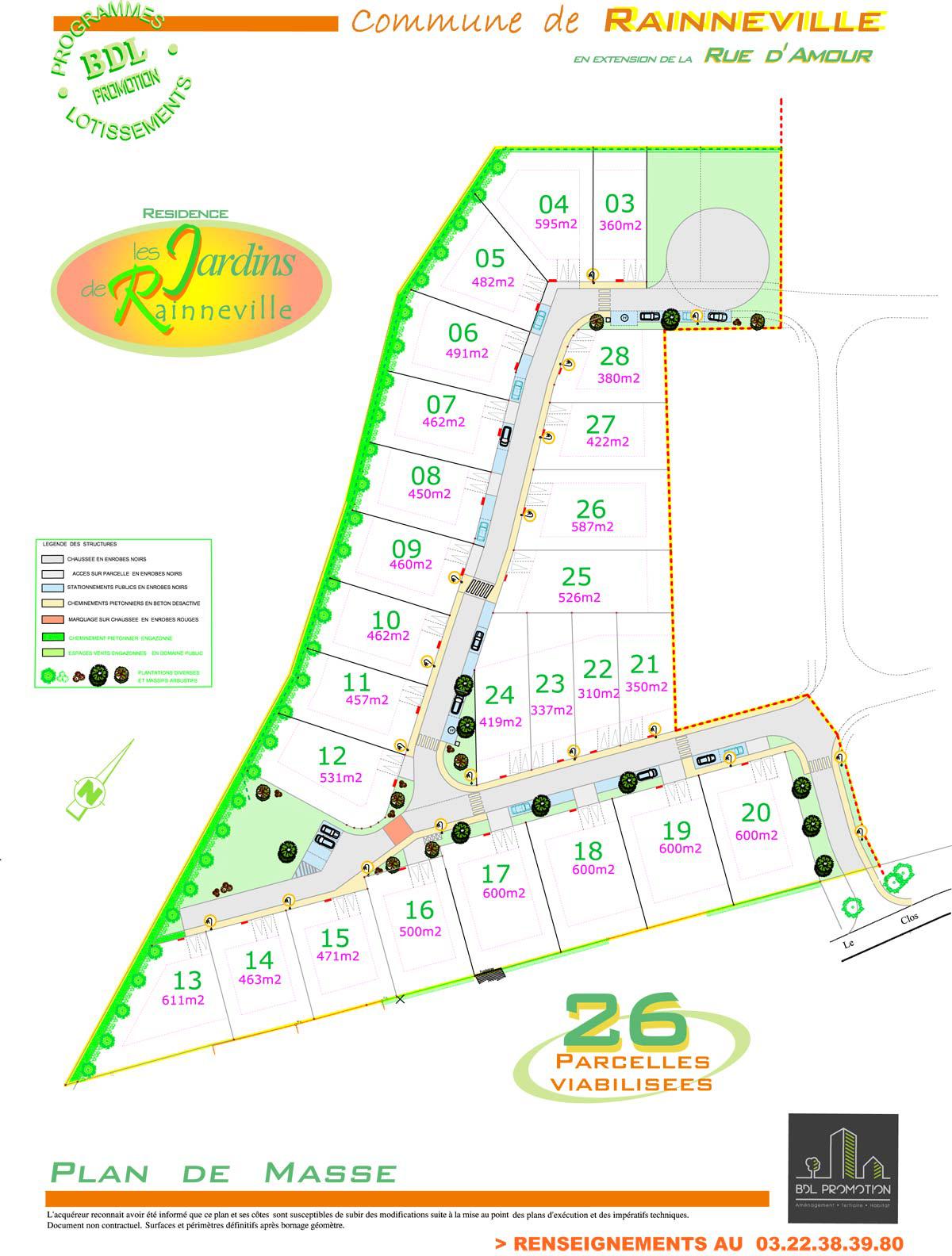 Lotissement les Jardins de Rainneville à Rainneville (80)